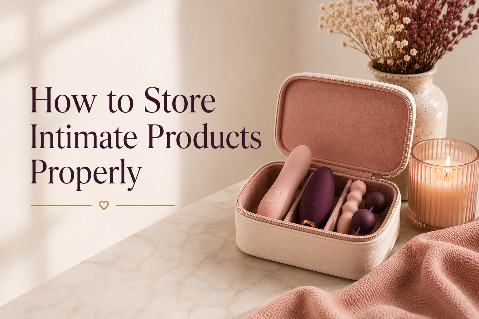 How to Store Intimate Products Properly
