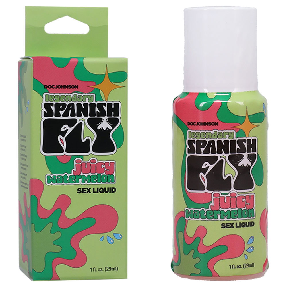 Doc Johnson Spanish Fly Sex Liquid novelty enhancer, Juicy Watermelon flavour, 29ml bottle