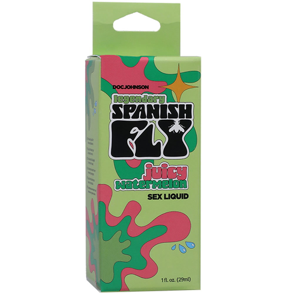 Doc Johnson Spanish Fly Sex Liquid novelty enhancer, Juicy Watermelon flavour, 29ml bottle