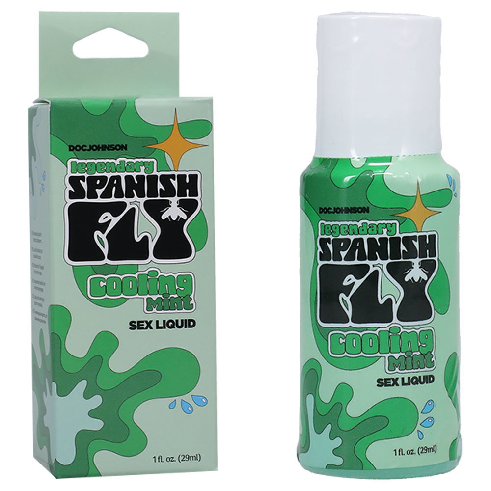 Doc Johnson Spanish Fly Sex Liquid novelty enhancer, Cooling Mint flavour, 29ml bottle