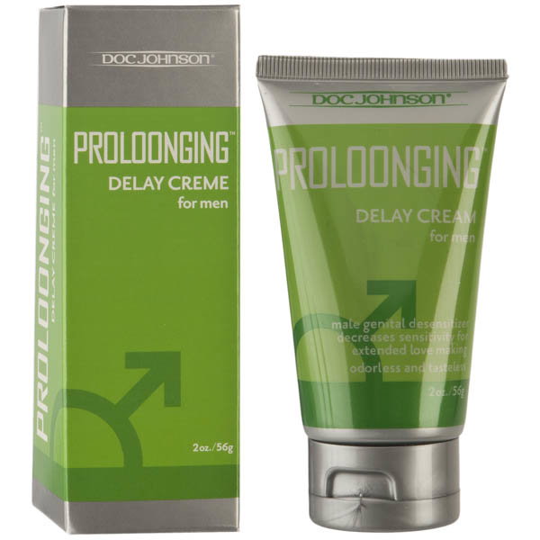 Doc Johnson Proloonging delay cream for men, 56 g tube
