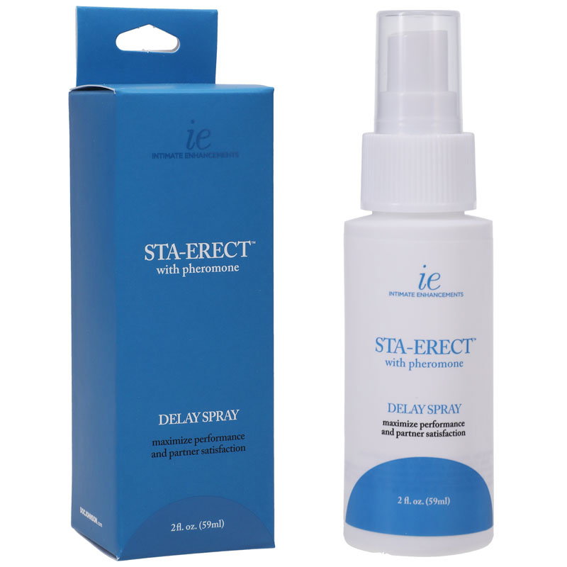 Doc Johnson Sta-Erect Delay Spray for Men, 59 ml bottle