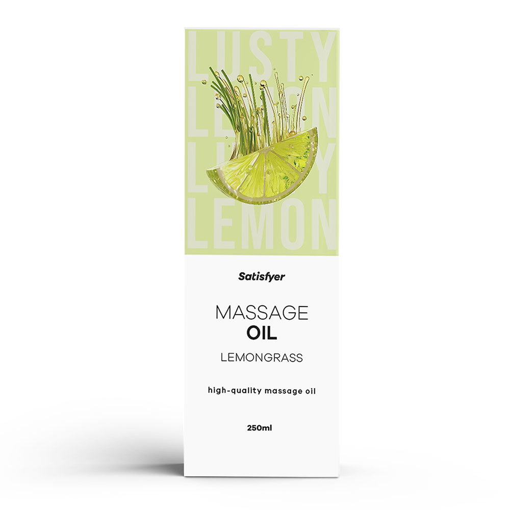 Satisfyer Lemongrass Massage Oil 250 ml | Little Desires