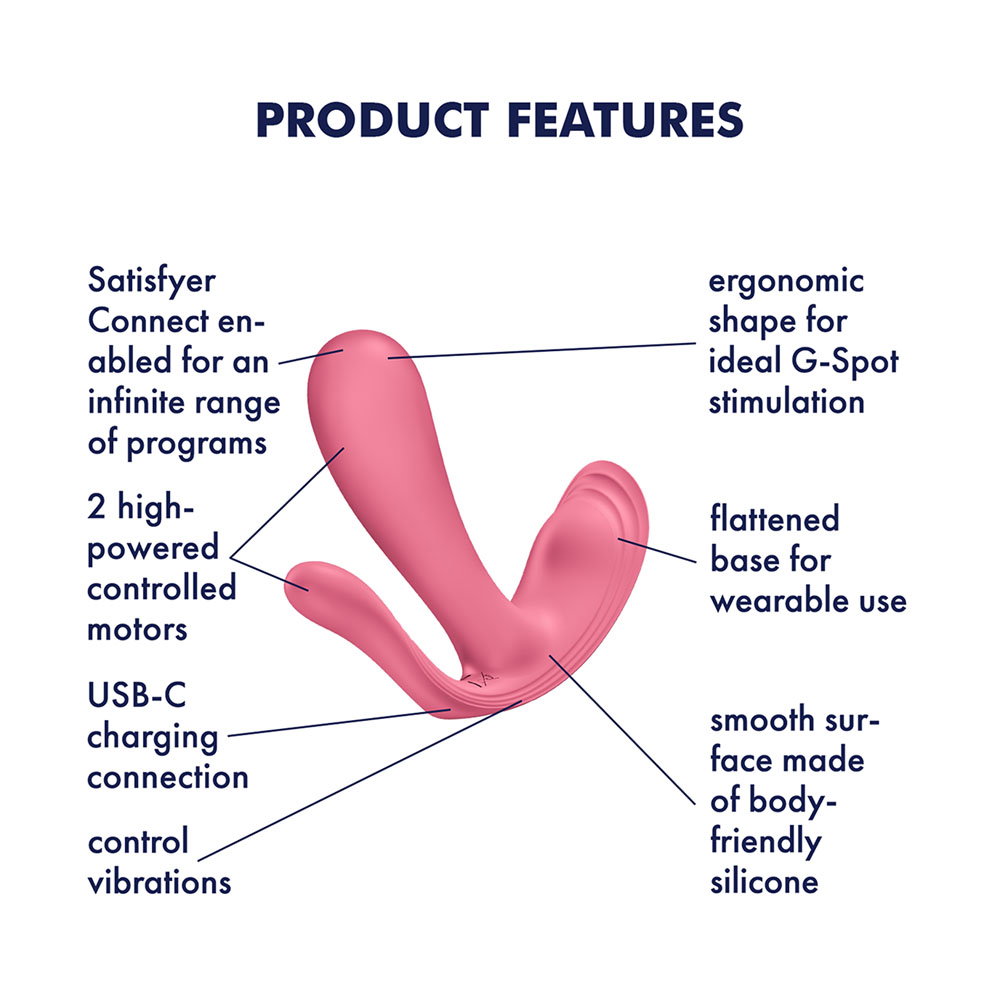 Satisfyer Top Secret+ Raspberry — image 2