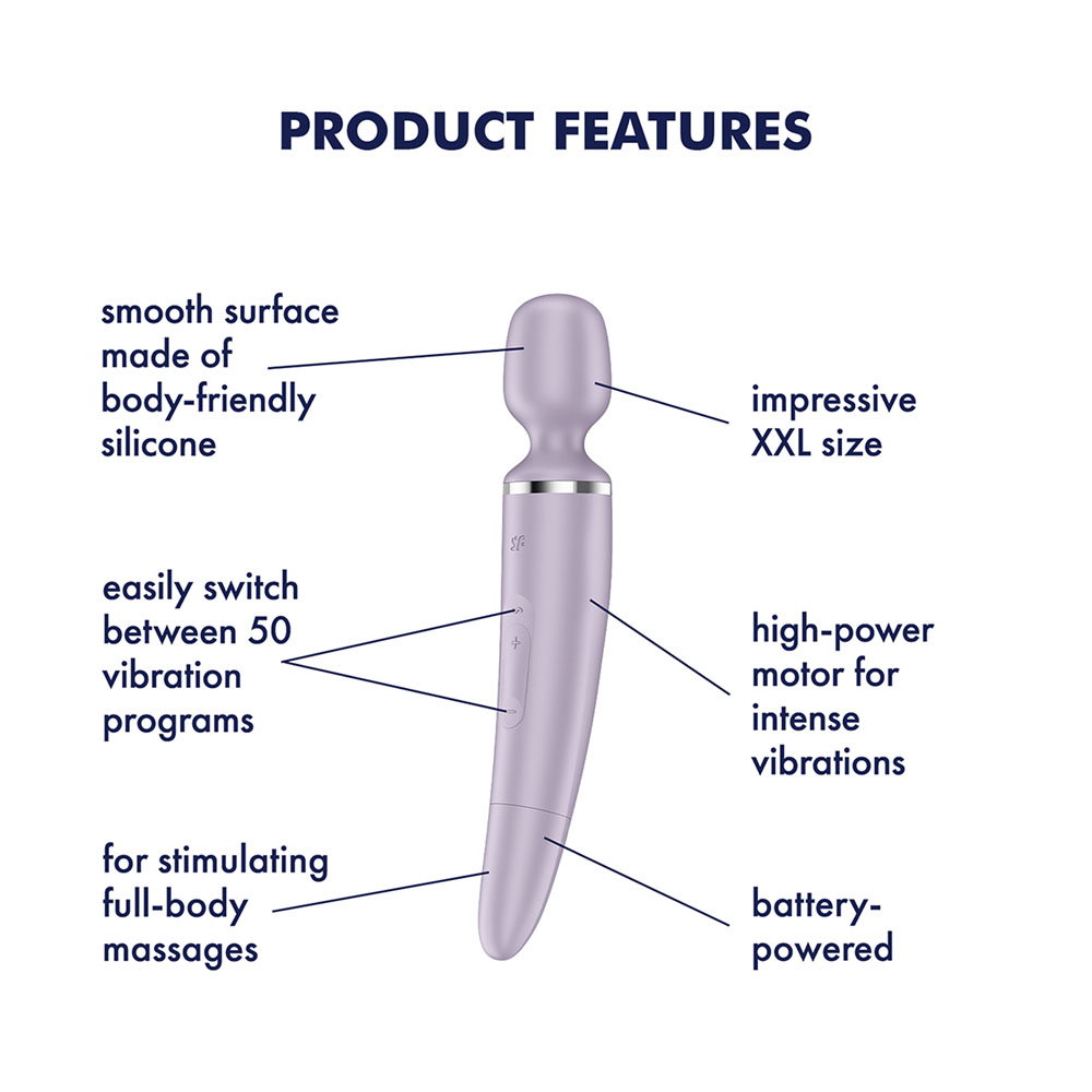Satisfyer Wand-er Women Wand Massager - Battery Series — image 2