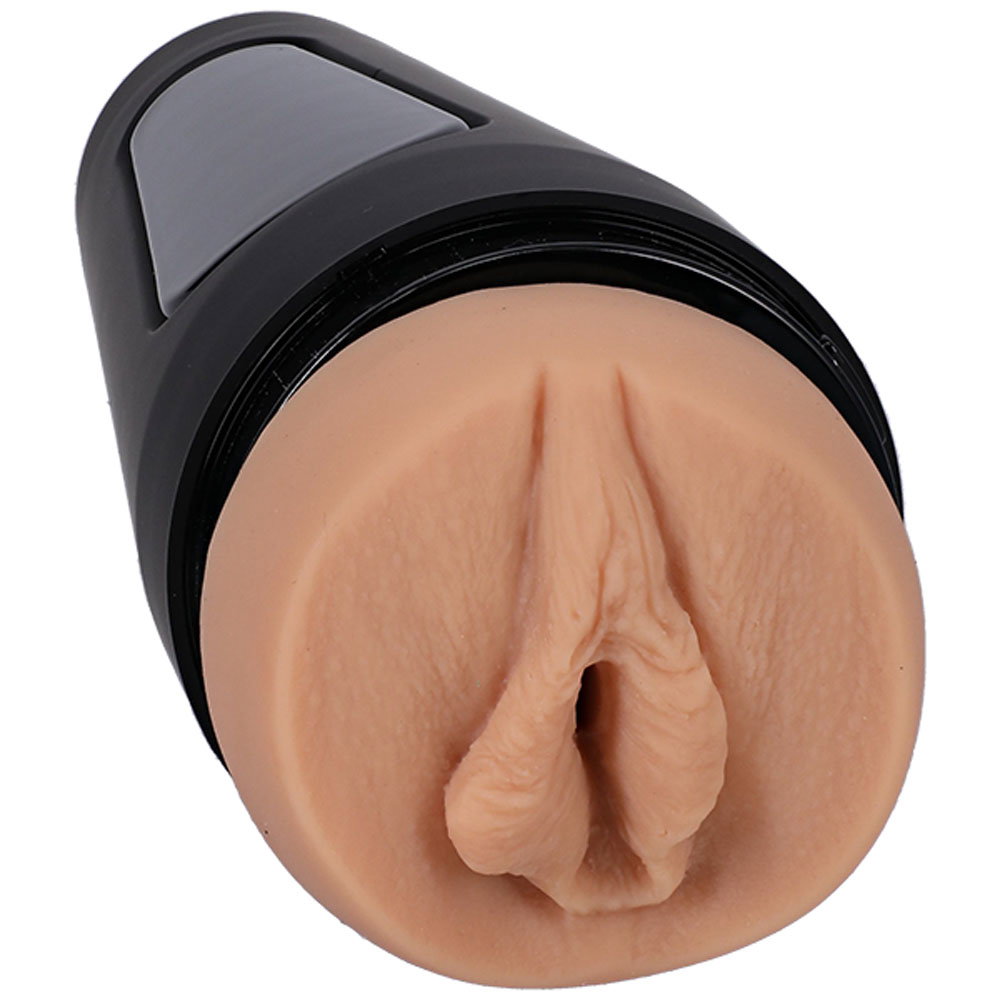 Doc Johnson Main Squeeze Nicole Doshi hard-case masturbator with ULTRASKYN sleeve