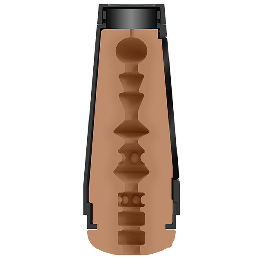 Doc Johnson Main Squeeze Xxlayna Marie stroker with hard outer case and screw-on top