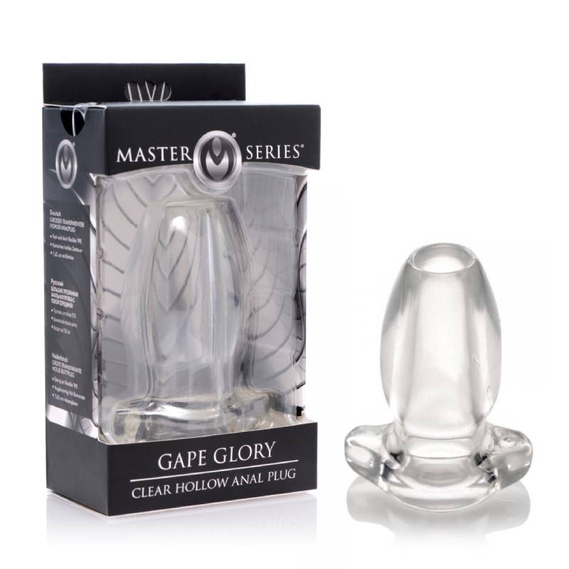Master Series Gape Glory Clear Anal Plug — image 1