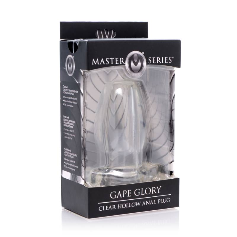 Master Series Gape Glory Clear Anal Plug — image 3