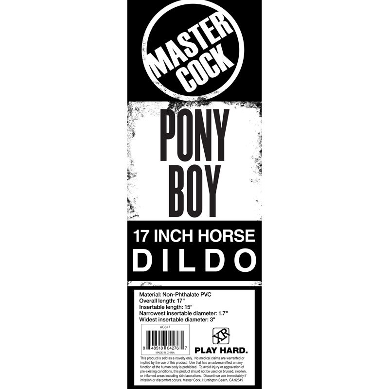 Master Cock Pony Boy Horse Dildo - 43cm — image 2