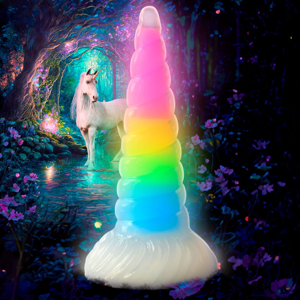 Creature Cocks Uni-Glow Silicone Dildo — image 2