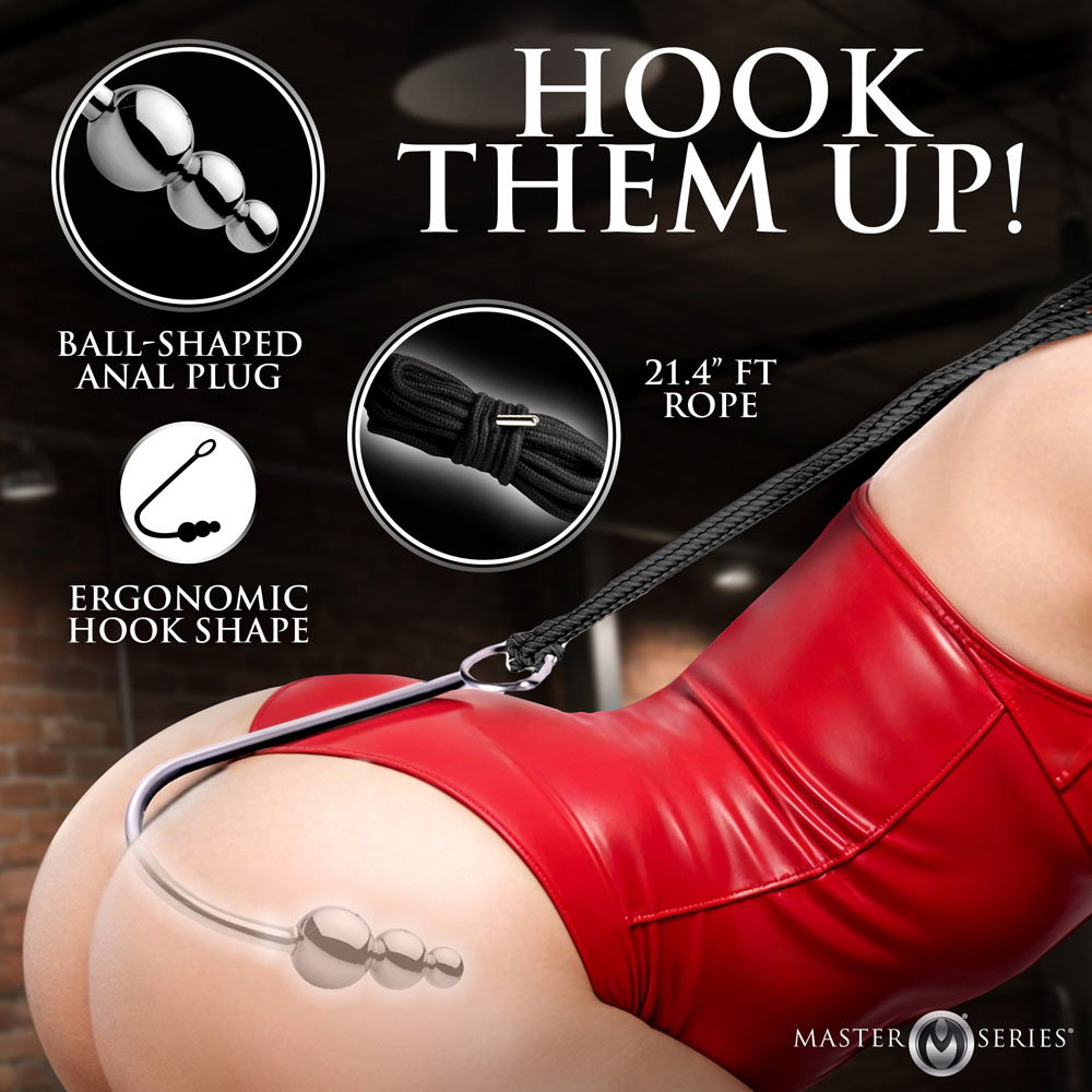 Master Series Roped Anal Hook with Rope — image 3