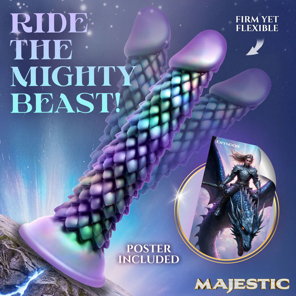 Majestic Eryndor Dragon Silicone Dildo - Creature Cocks — image 4