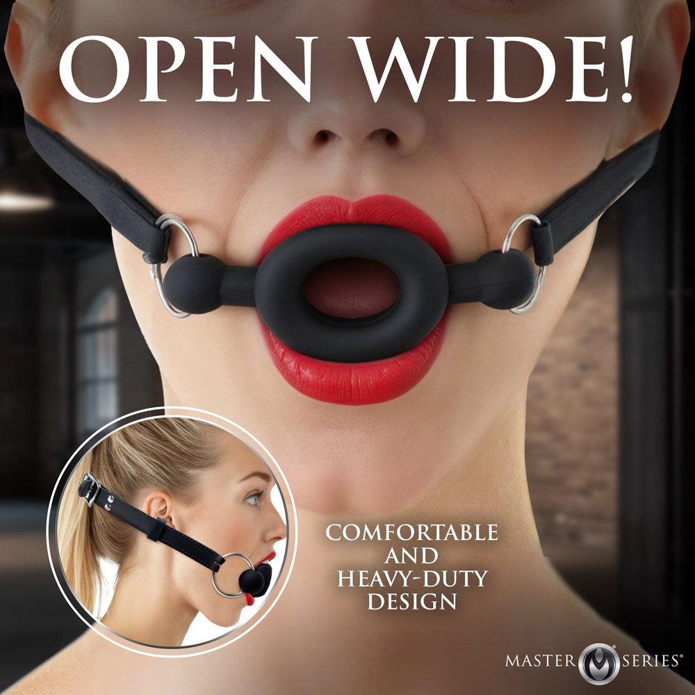 Master Series Forced Silicone Feeding Gag — image 4