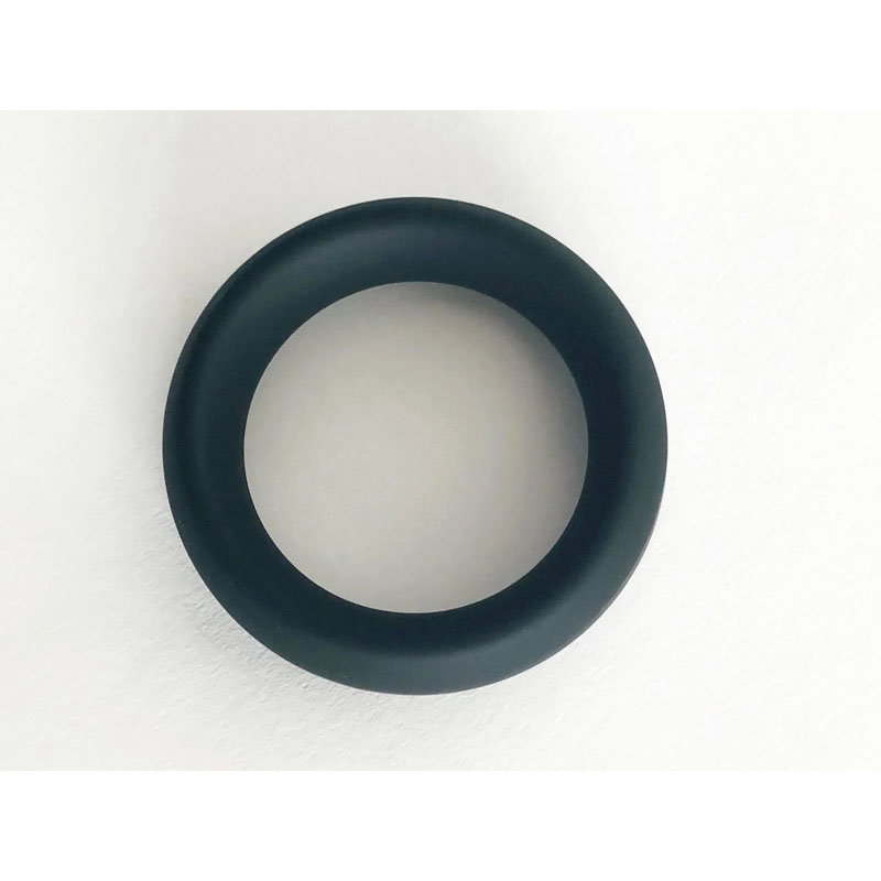 Boneyard Meat Rack black silicone cock ring, thick non-roll design