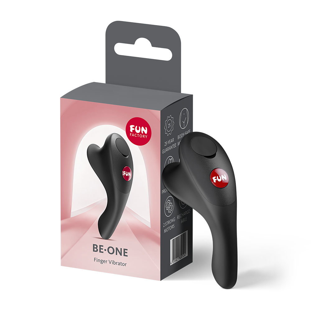 Fun Factory BE-ONE finger vibrator - black | Little Desires