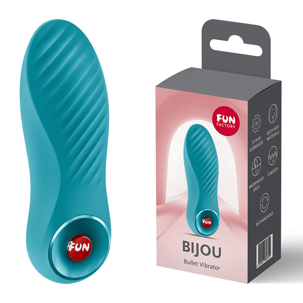 Fun Factory BIJOU bullet vibrator - Aquamarine | Little Desires