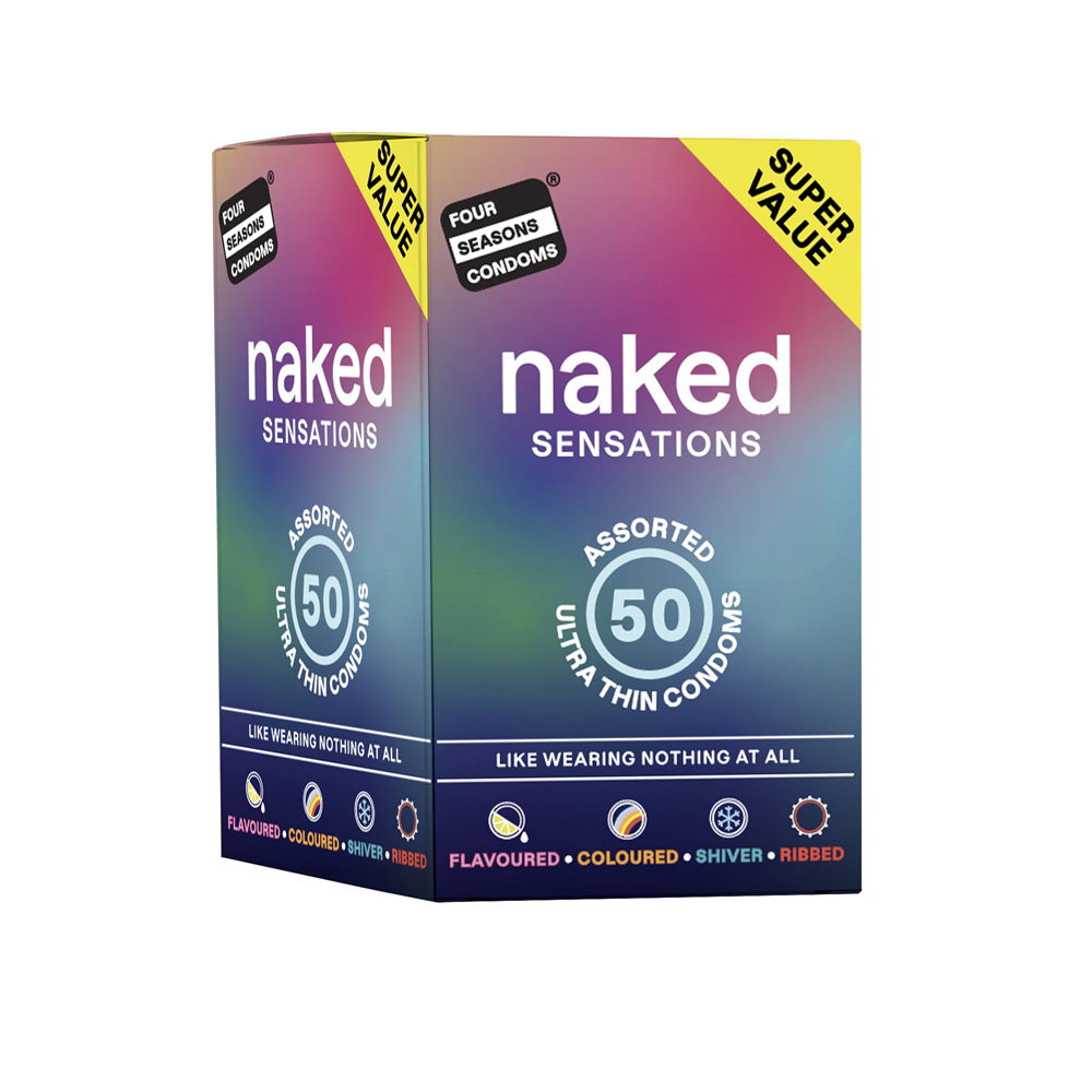 Four Seasons Naked Sensations Condoms 50 Pack | Little Desires