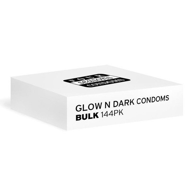 Four Seasons Glow in the Dark Condoms – Bulk Box of 144 | Little Desires