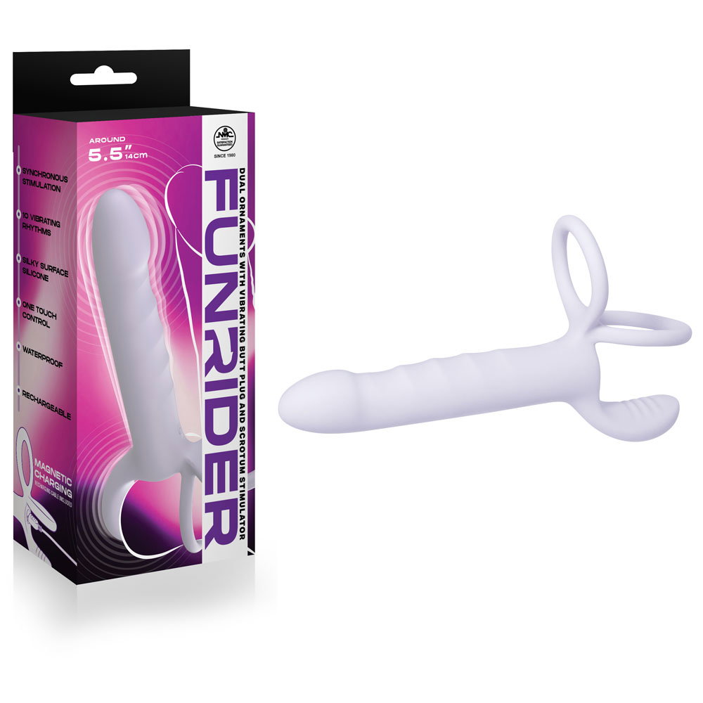 Excellent Power Funrider Vibrating Butt Plug & Scrotum Stimulator — image 1
