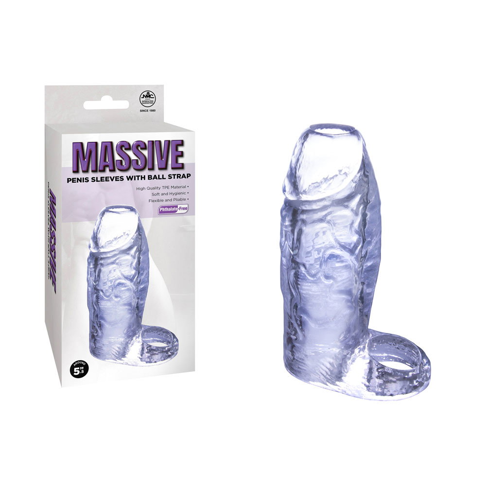Excellent Power Massive Penis Sleeve with Ball Strap — image 1