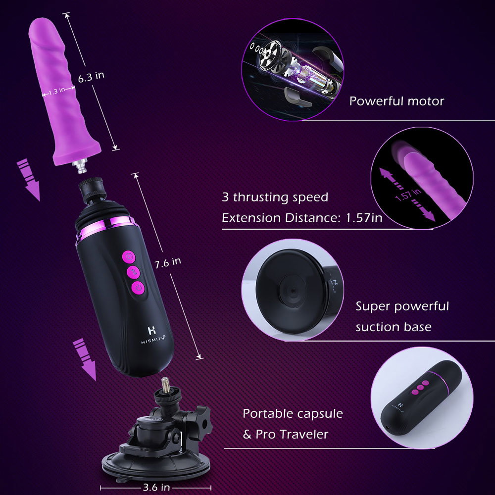 Hismith Capsule portable sex machine with app control | Little Desires