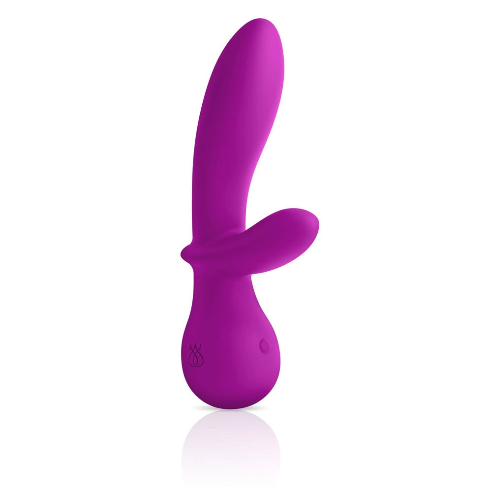 JimmyJane G-Rabbit purple silicone rabbit vibrator with EZ Grip handle