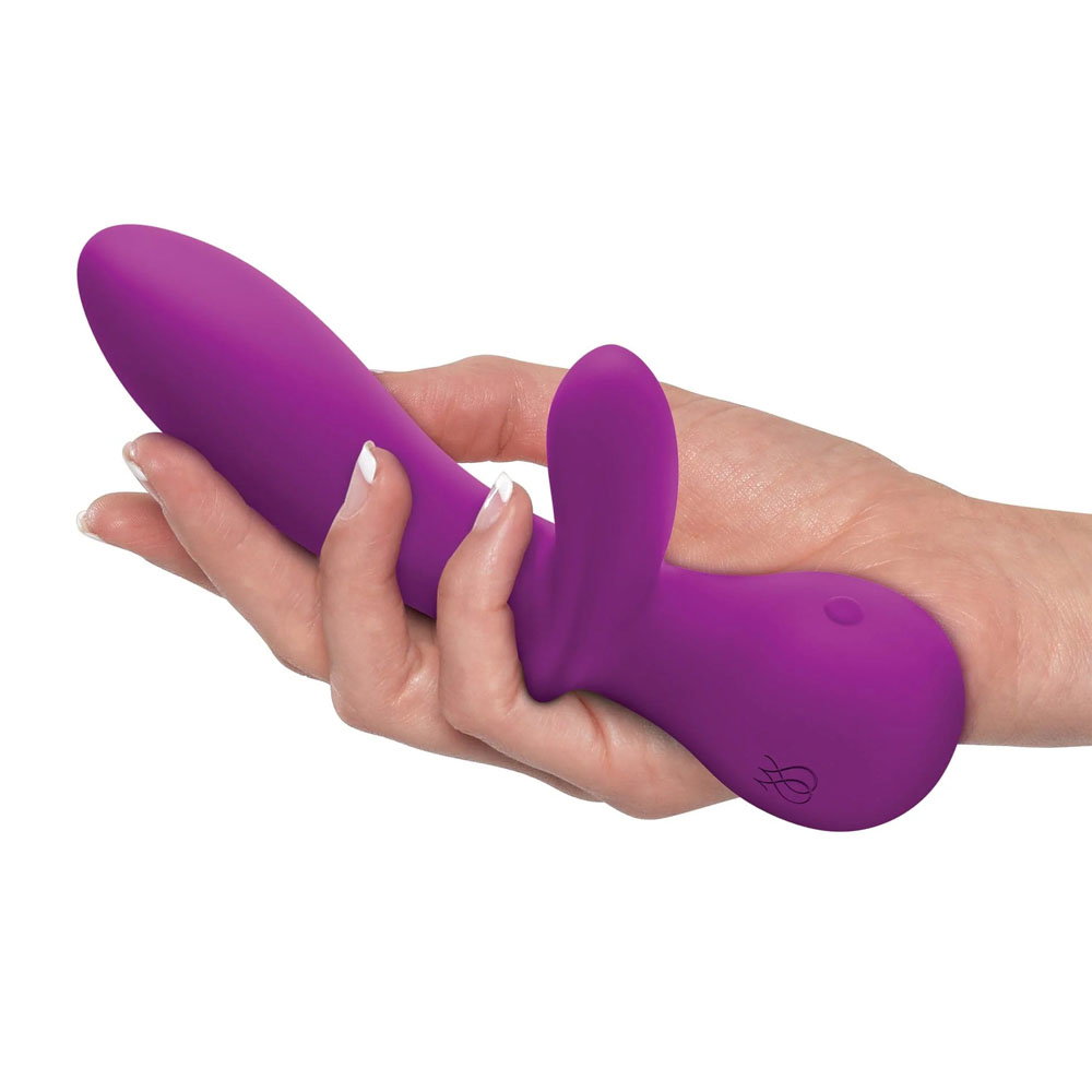 JimmyJane G-Rabbit purple silicone rabbit vibrator with EZ Grip handle