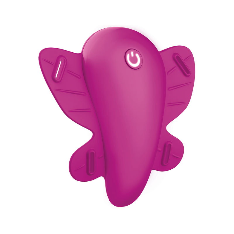 Love Distance Reach butterfly-shaped wearable vibrator with adjustable harness and accessories
