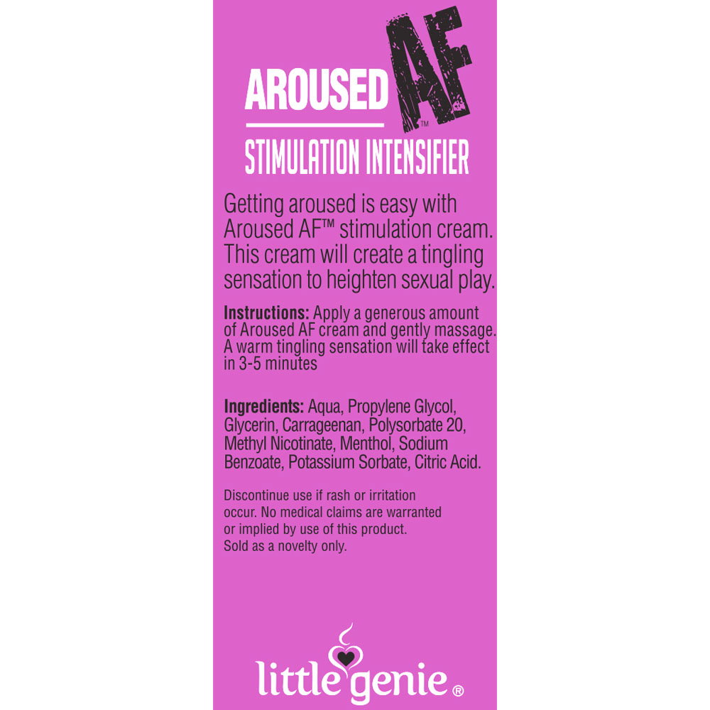 Little Genie Aroused AF Stimulation Intensifier 44ml tube with twist-on cap