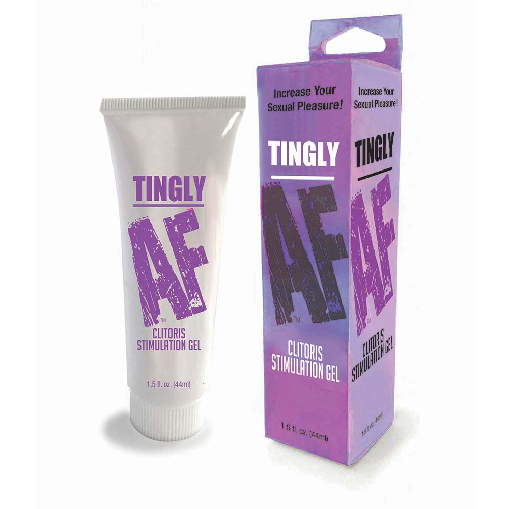 Little Genie Tingly AF Clitoral Stimulation Gel, 45ml tube with twist-on cap