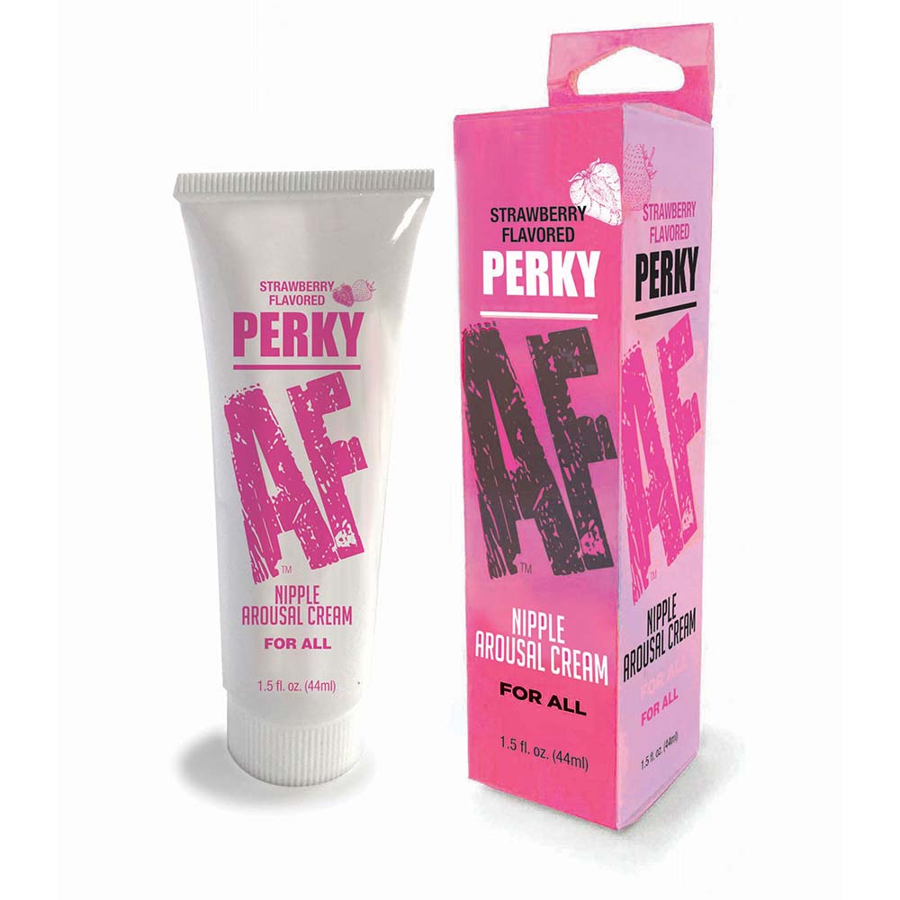Little Genie Perky AF Strawberry Nipple Arousal Cream 45ml tube