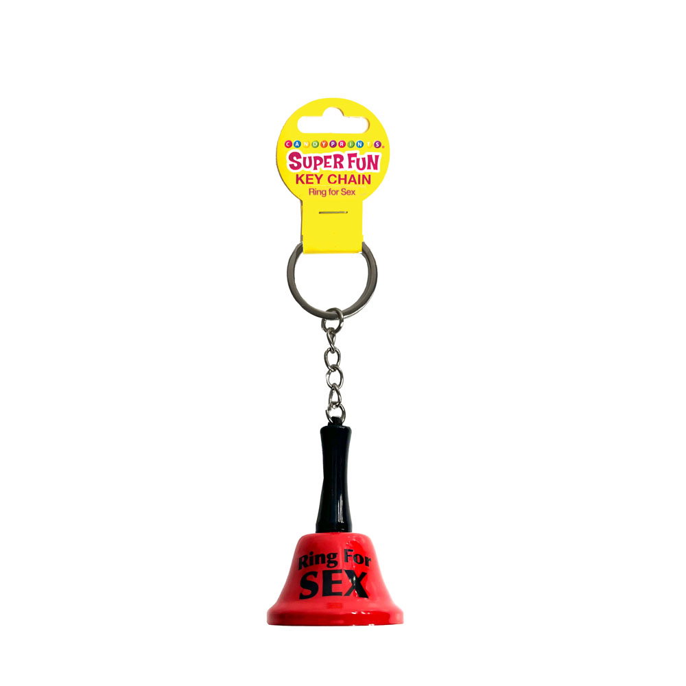 Little Genie Super Fun Key Chain novelty ring with Ring For Sex design