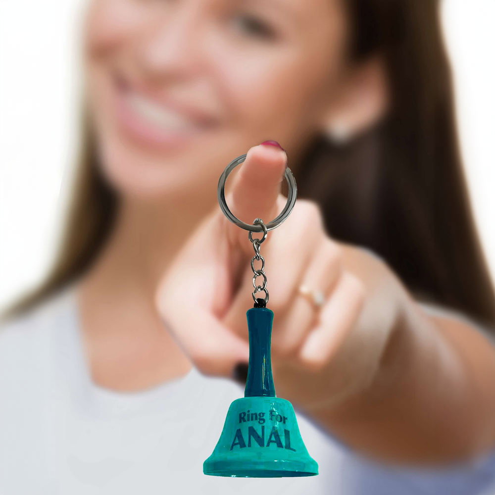 Little Genie Super Fun Key Chain novelty accessory, Ring for Anal style, attached to a keyring