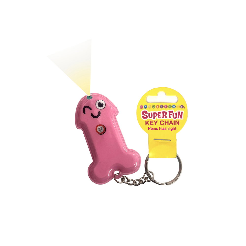 Little Genie Super Fun Key Chain Penis Flashlight novelty keyring