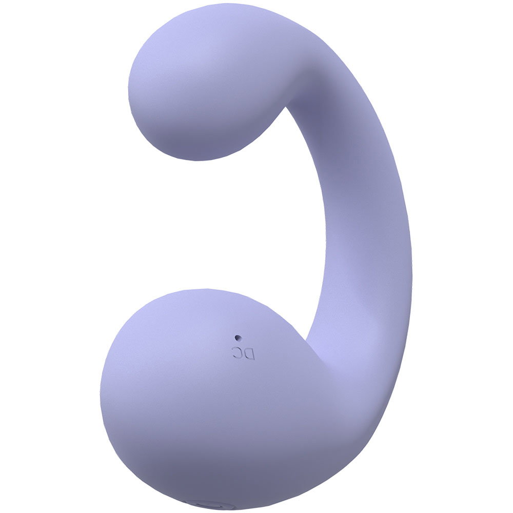 Loveline Playful rechargeable silicone vibrator in lavender by Shots Toys