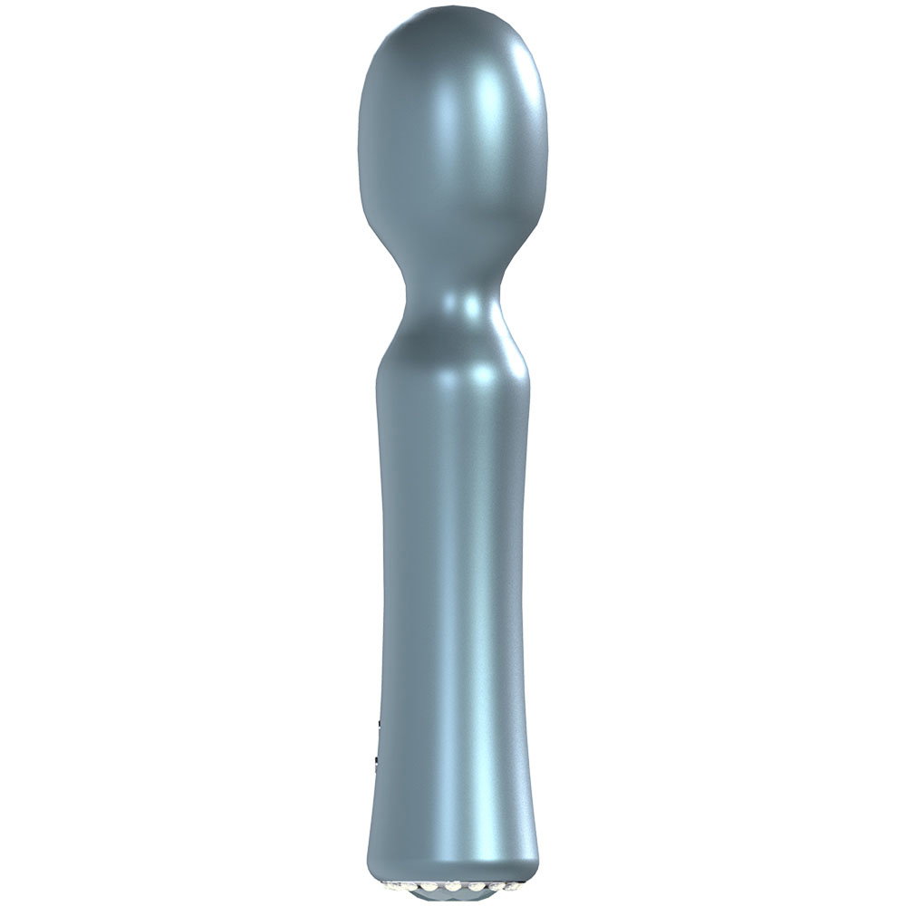 Shots Toys Loveline La Perla IV blue vibrator with tapered tip for clitoral and G-spot stimulation