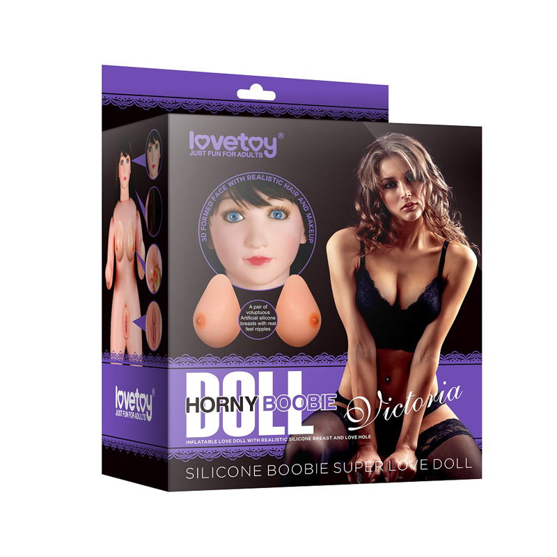 Lovetoy Victoria inflatable doll - brunette | Little Desires