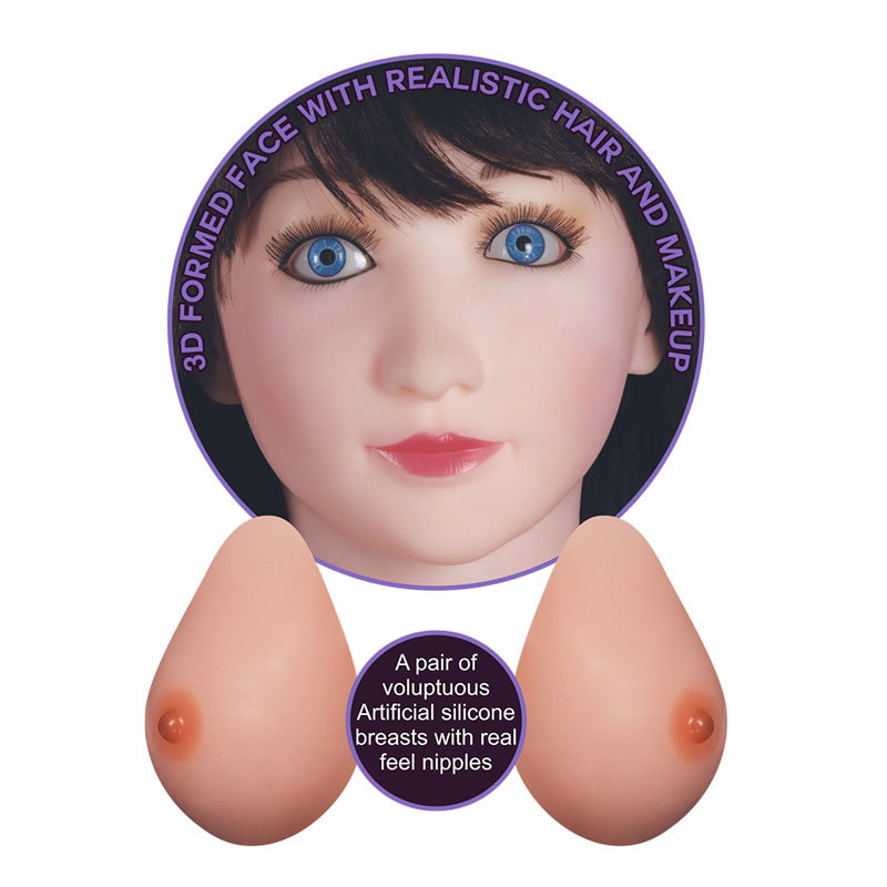 Lovetoy Victoria inflatable doll - brunette | Little Desires