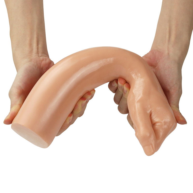 Lovetoy King Sized 12'' Bitch Fist hand-shaped dildo in flesh tone