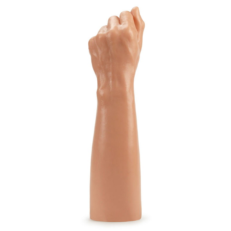 Lovetoy King Sized 12'' Bitch Fist hand-shaped dildo in flesh tone
