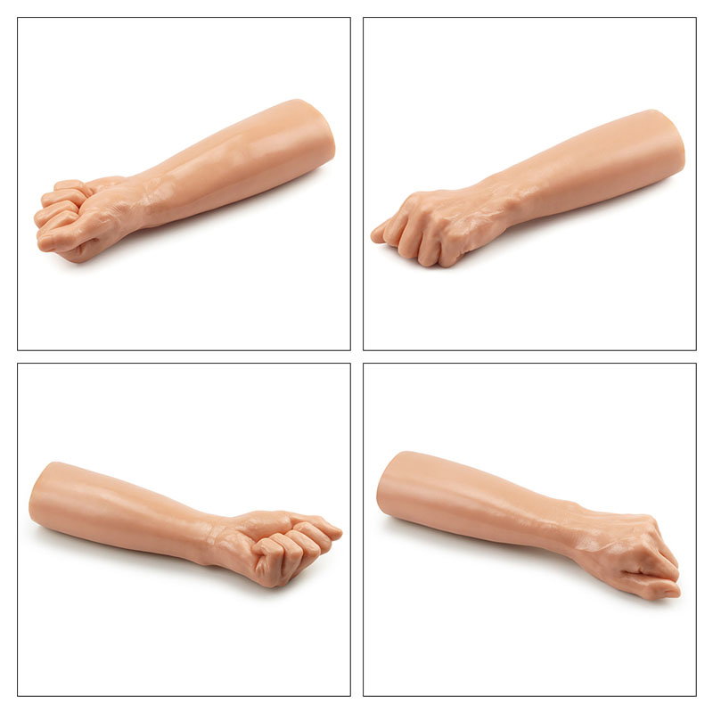Lovetoy King Sized 12'' Bitch Fist hand-shaped dildo in flesh tone