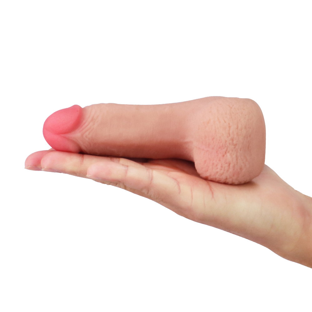 Lovetoy Skinlike Limpy Packer, a 5-inch flesh-toned soft packer with flat base