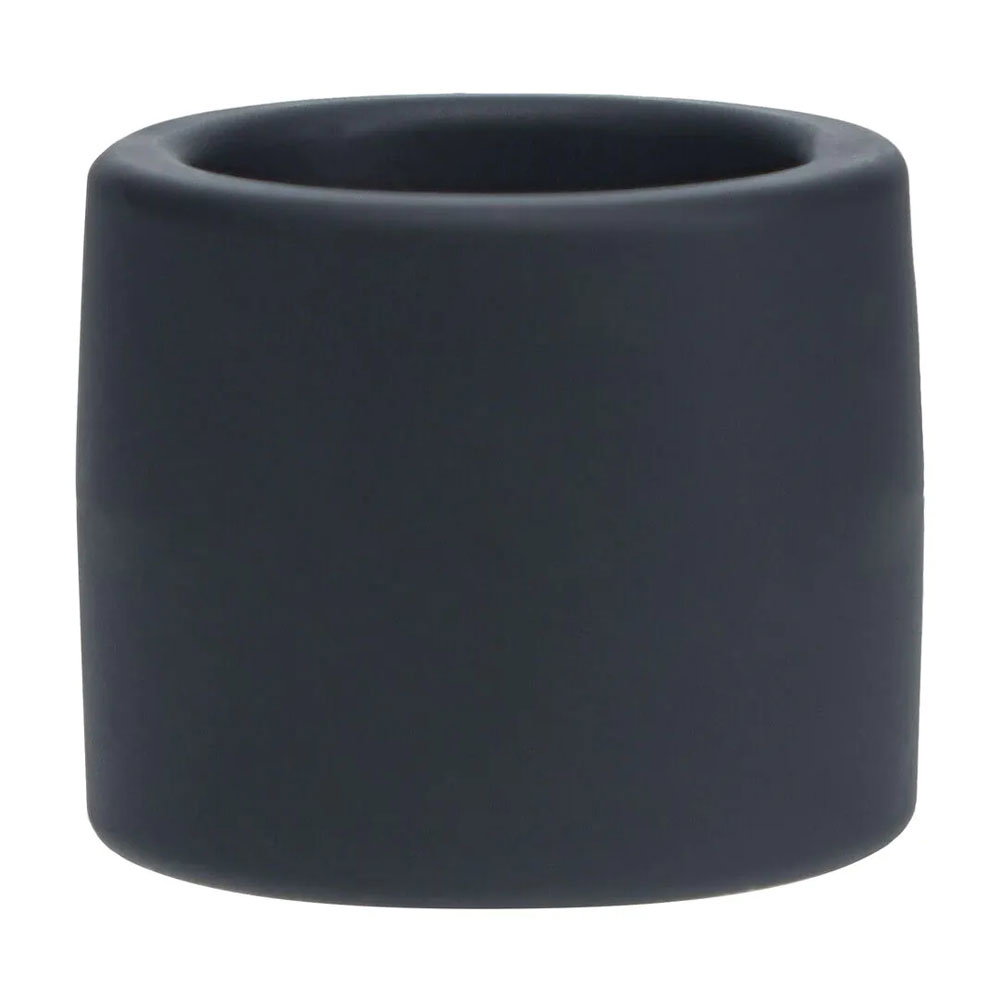 LEVELZ Liquid Silicone Ball Strap in Large, black, non-vibrating cock ring accessory