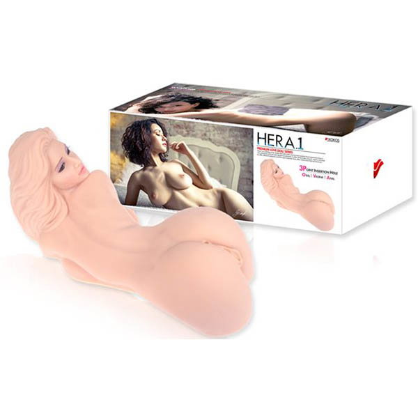 Kokos Real Doll Hera 1 half-body masturbator doll with hinged legs