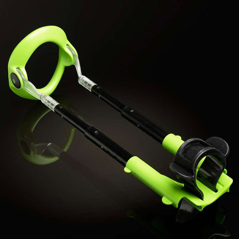 MaleEdge Extra penis extender kit in green and black case with straps, measurer and travel bag