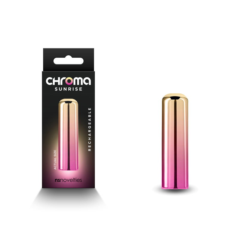 Chroma Sunrise Small Vibrator by NS Novelties, a slim compact vibrator
