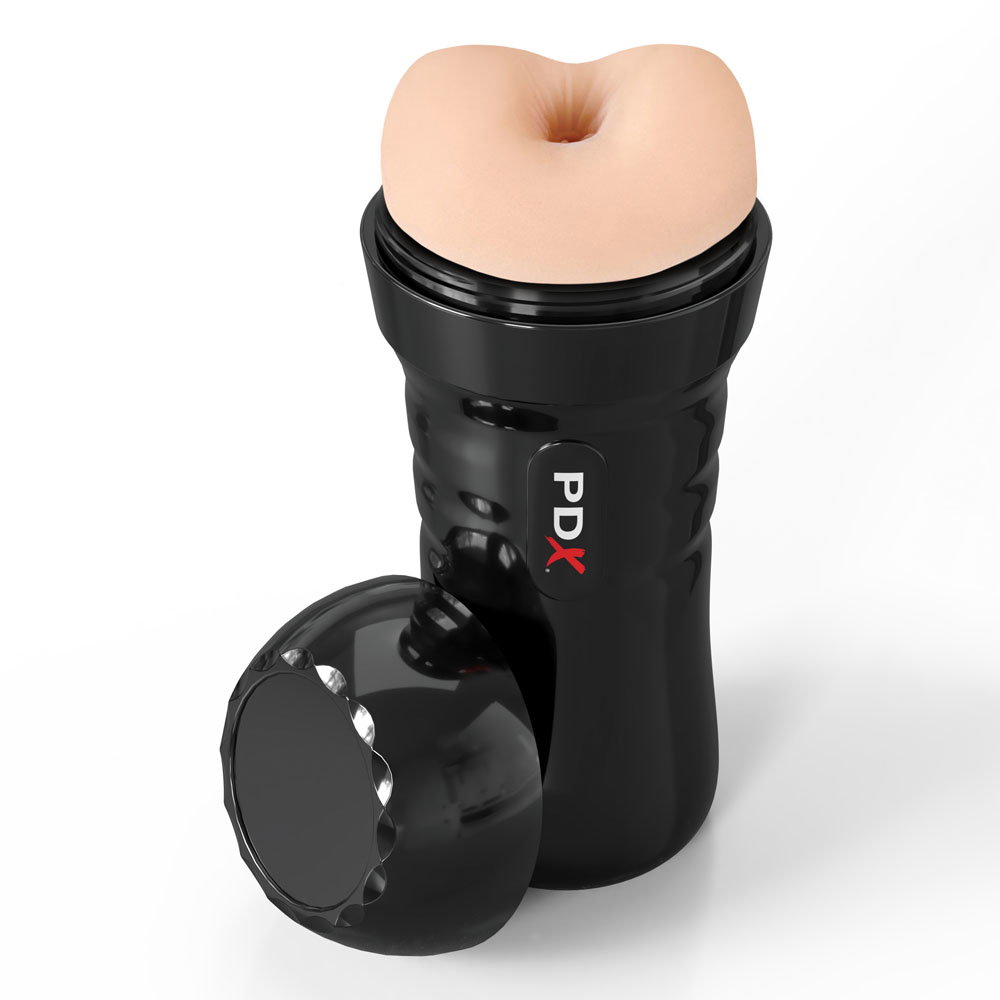 Pipedream Wet Bussies Super Bangin Butt stroker in Light colour with protective case