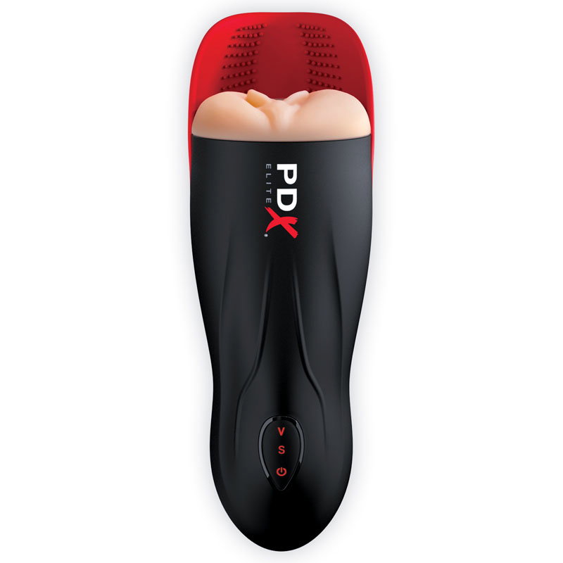 Pipedream PDX Elite Fuck-O-Matic automatic suction masturbator with textured internal sleeve