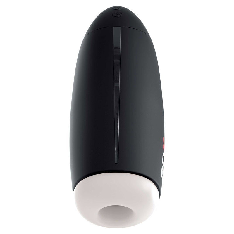 Pipedream PDX Elite Fap-O-Matic automatic masturbator with textured sleeve and charging cord